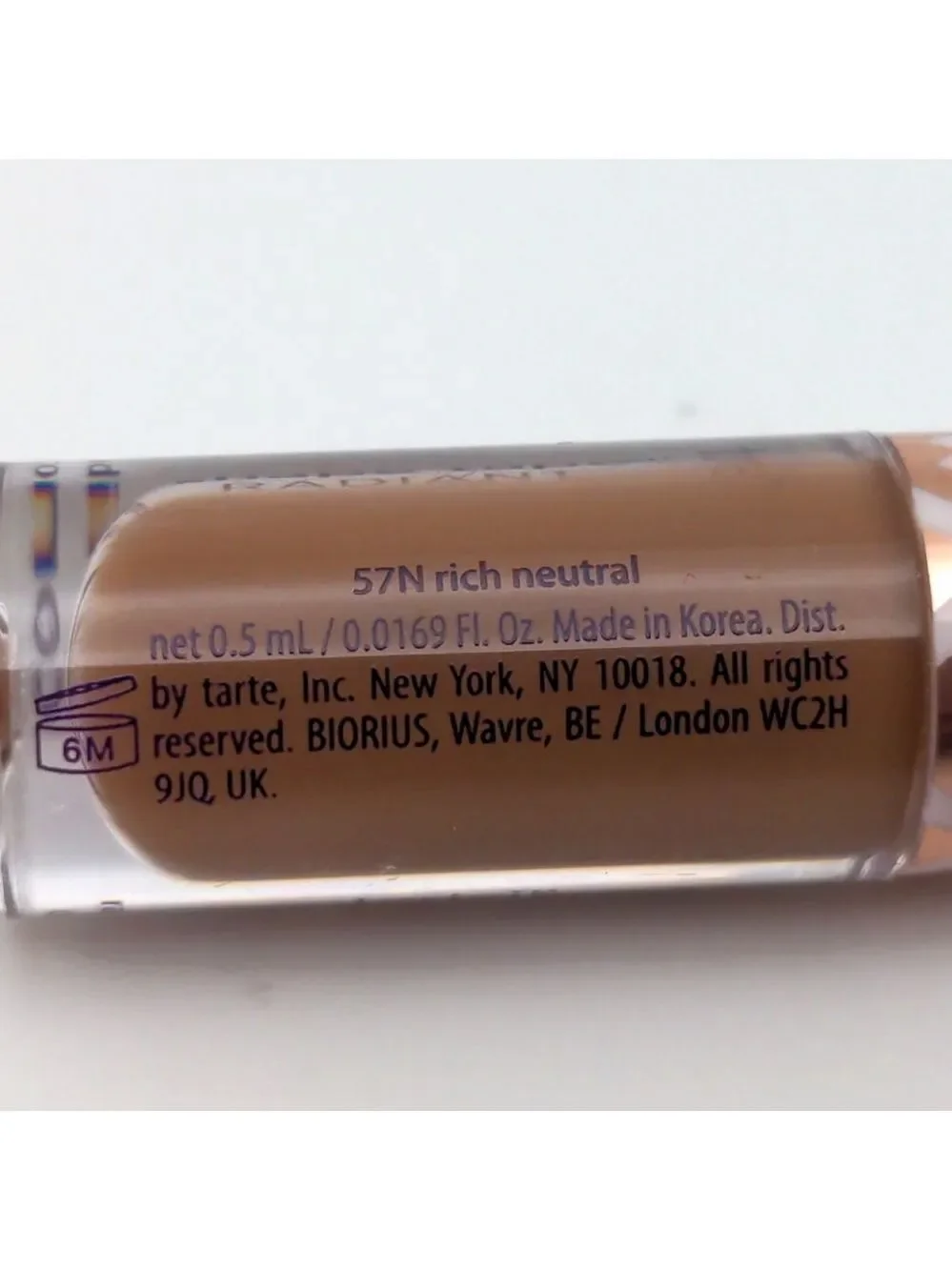 MINI Tarte Shape Tape Radiant Concealer: 57N Rich Neutral